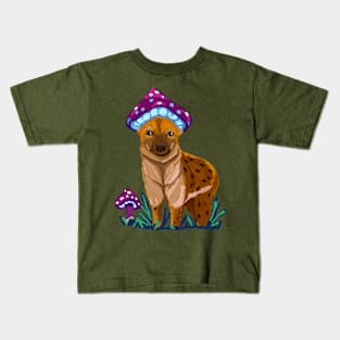 Mushroom - hyena Kids T-Shirt